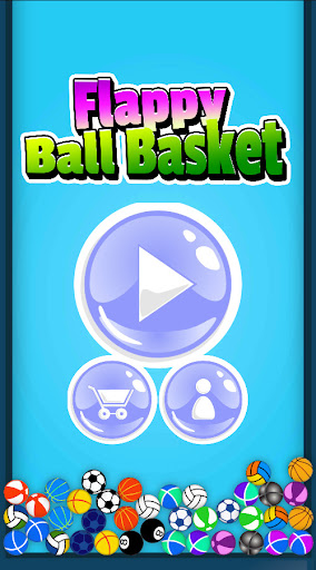 Android application Flappy Ball Basket screenshort
