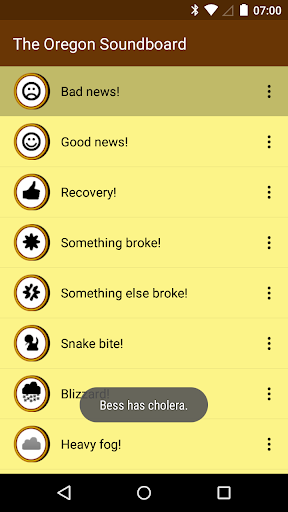 The Oregon Soundboard Screen 3