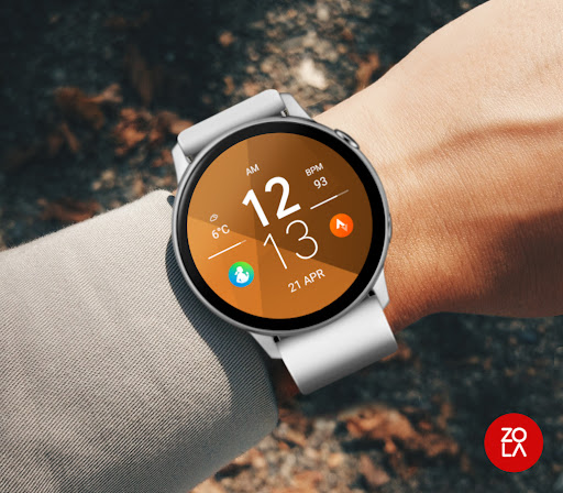 Road Orange Fit Watch Face screenshot 3