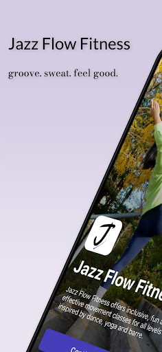 Android application Jazz Flow Fitness screenshort