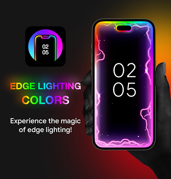 Edge Lighting Colors - Round Colors Galaxy 93 APK + Mod (Unlimited money) untuk android
