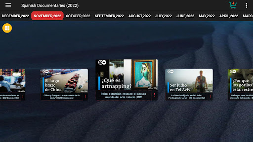 Screenshot of Documentales Españoles