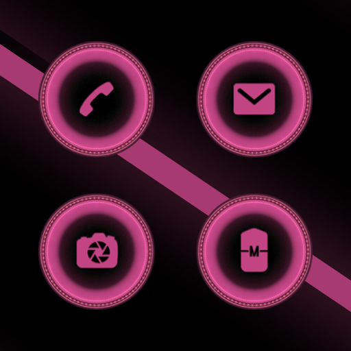 Fractals Pink Icons logo