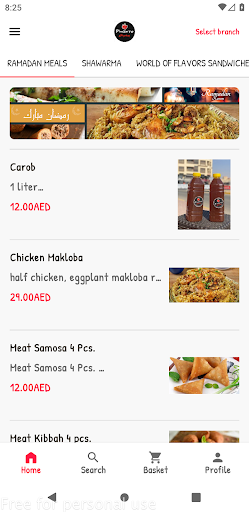 Android application Pimiento screenshort