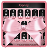 Pink Silk Bow Gift Keyboard Theme icon