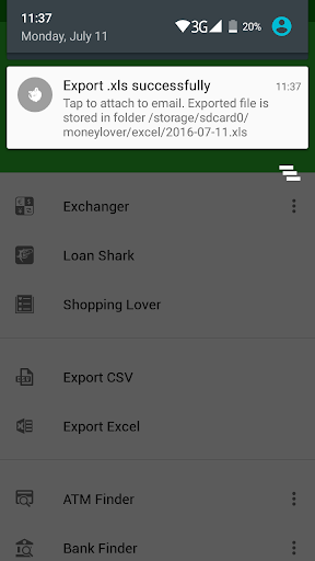 Money Lover Export Tool: CSV a 3