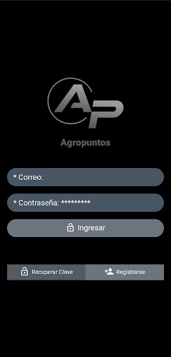 Android application Agropuntos screenshort