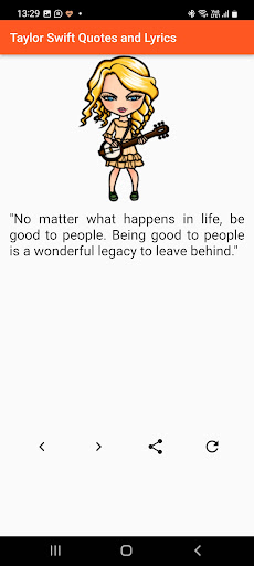 Taylor Swift Quotes and Lyrics Screen 3
