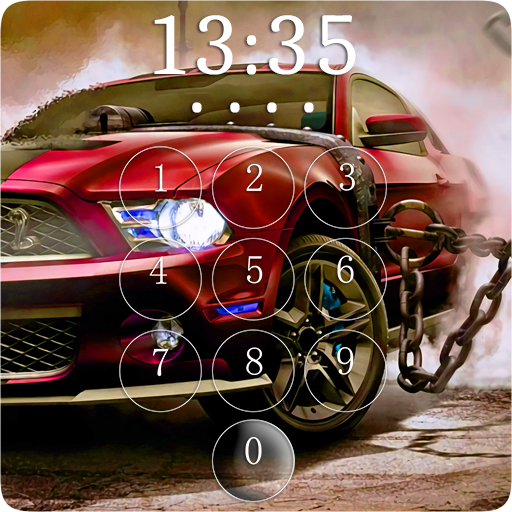 Super Racer Car Lock Screen Wallpaper