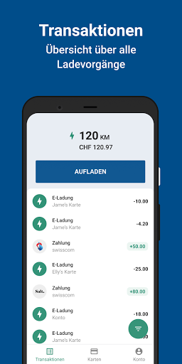 Android application PAC E-Mobility screenshort