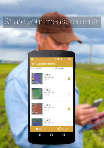 GPS Fields Area Measure PRO - Productivity - apps