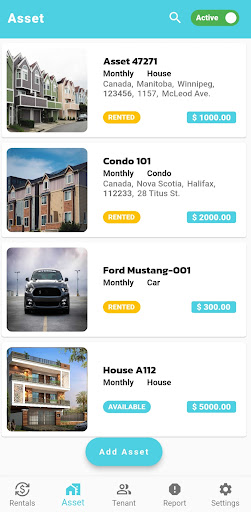 Rent Management System Screen 3