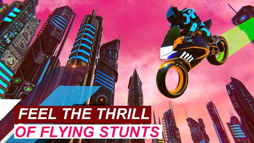 Light Bike Flying Stunts apkdebit screenshots 1