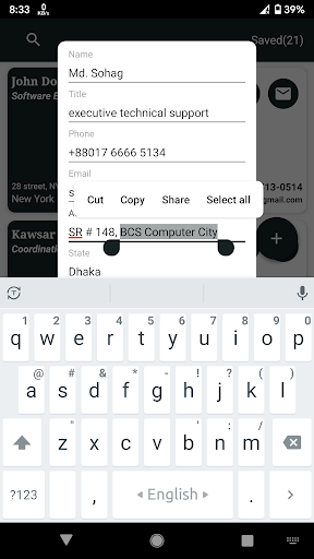 Cards Holder: Scan, Save Cards Screen 2