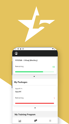 Fivestar Fitness App Screen 2