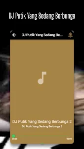 DJ Putik Yang Sedang Berbunga