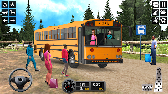 公共汽車 模擬器 3d 離線 遊戲