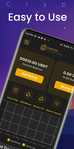 Android application Cryptoinvesthub screenshort