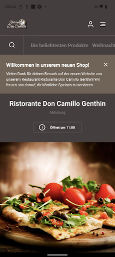 Android application Ristorante Don Camillo screenshort