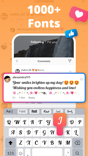 Fonta: Keyboard Fonts-Font App Screen 3