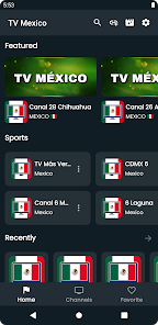 Captura de Pantalla 2 TV Mexico Television Mexico android
