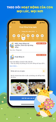 Android application vnEdu Connect screenshort