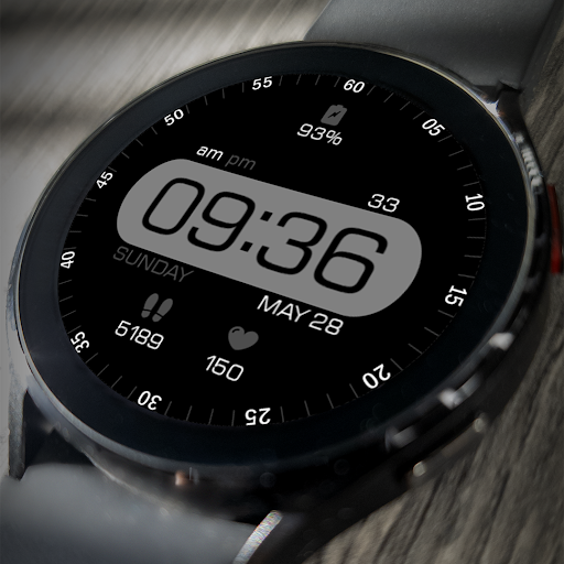 Android application Key060 Digital Watch Face screenshort