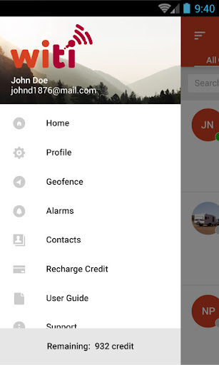 Android application WiTi GPS screenshort