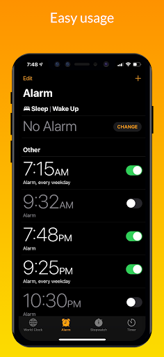 Android application Clock lOS 16 - Clock Phone 14 screenshort