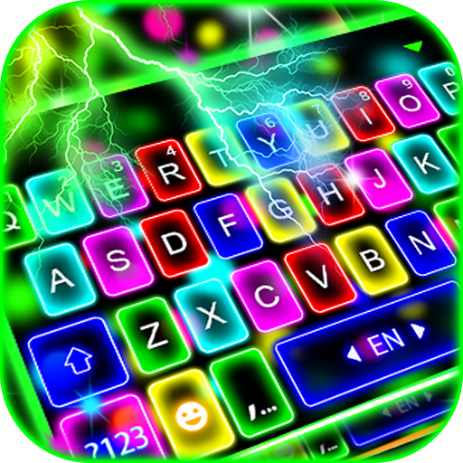 Thunder Neon Lights Keyboard T 1.0 Icon