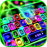 Thunder Neon Lights Keyboard Theme icon