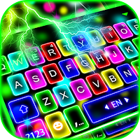 Тема для клавиатуры Thunder Neon Lights