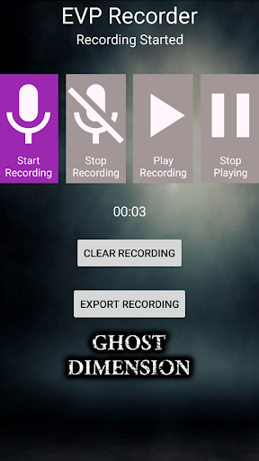 Android application EVP App screenshort