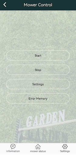 Android application Robot Mower screenshort