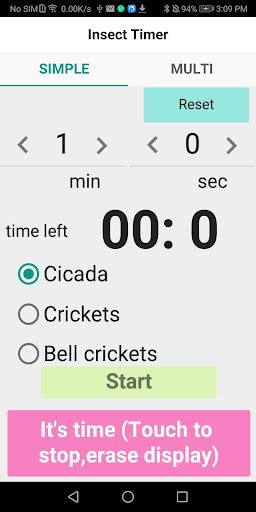 Insect Timer Screen 3
