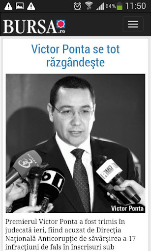 Android application Ziarul BURSA screenshort