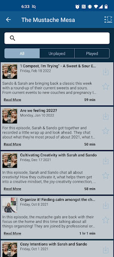 Android application Listen Frederick screenshort