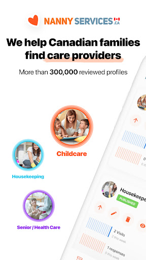 Android application NannyServices.ca Hire Directly screenshort