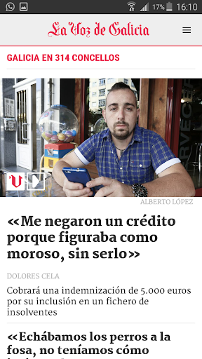 La Voz de Galicia Screen 2