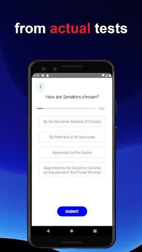 Canadian Citizenship Test 2023 Screen 2