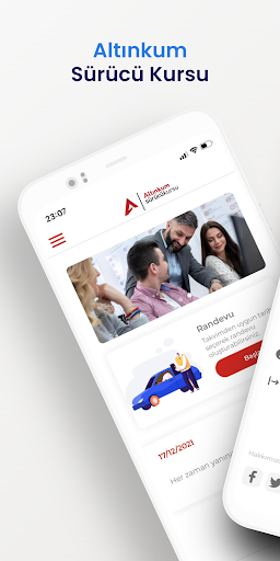 Android application Altınkum Sürücü Kursu screenshort