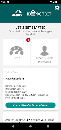 Aspire IDP Screen 2