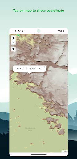 Voyageurs Offline Topo Map Screen 3