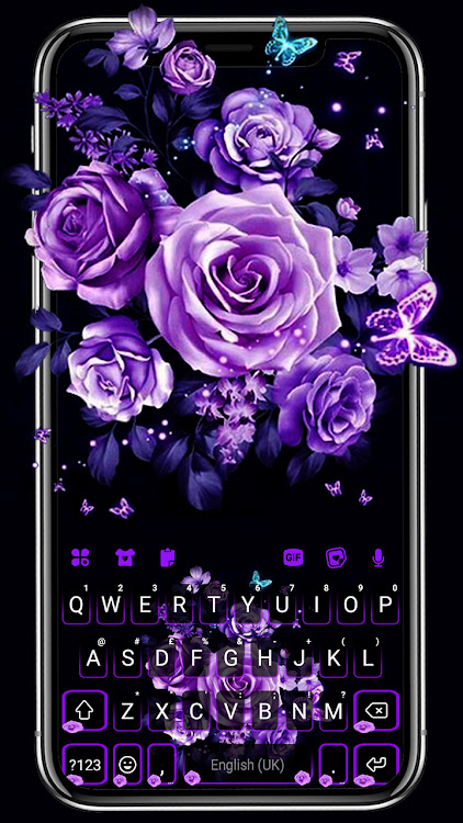 Purple Rose Bouquet Background - 8.7.1_0619 - (Android)