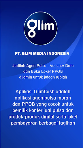 GlimCash - Agen Pulsa PPOB dll