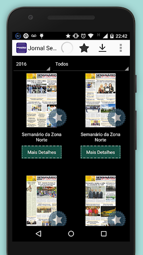 Android application Jornal Semanário da Zona Norte screenshort
