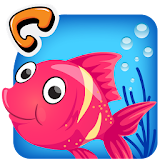 Kids English Grammar Fish Game icon