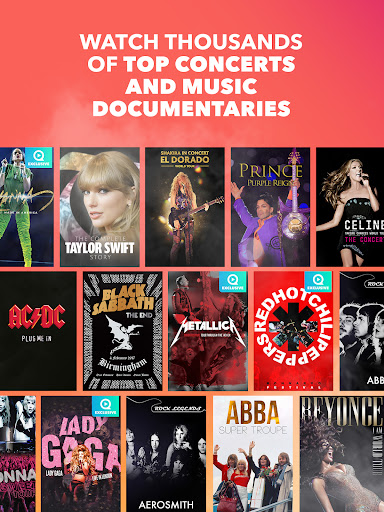Screenshot of Qello Concerts