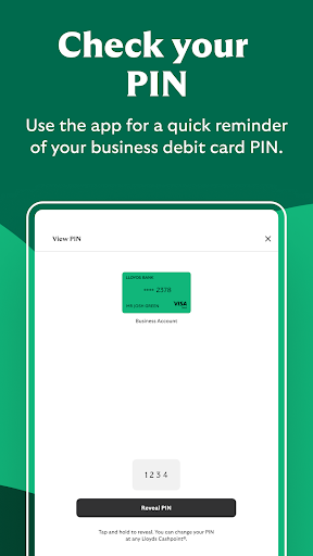 Screenshot of Lloyds Business Banking app