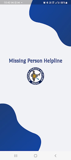 Android application (MPH) Missing Person helpline screenshort